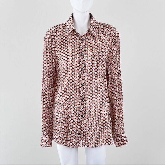 RARE Dolce&Gabbana Long Sleeved Vintage floral blouse 36/50 Italy - Picture 1 of 11